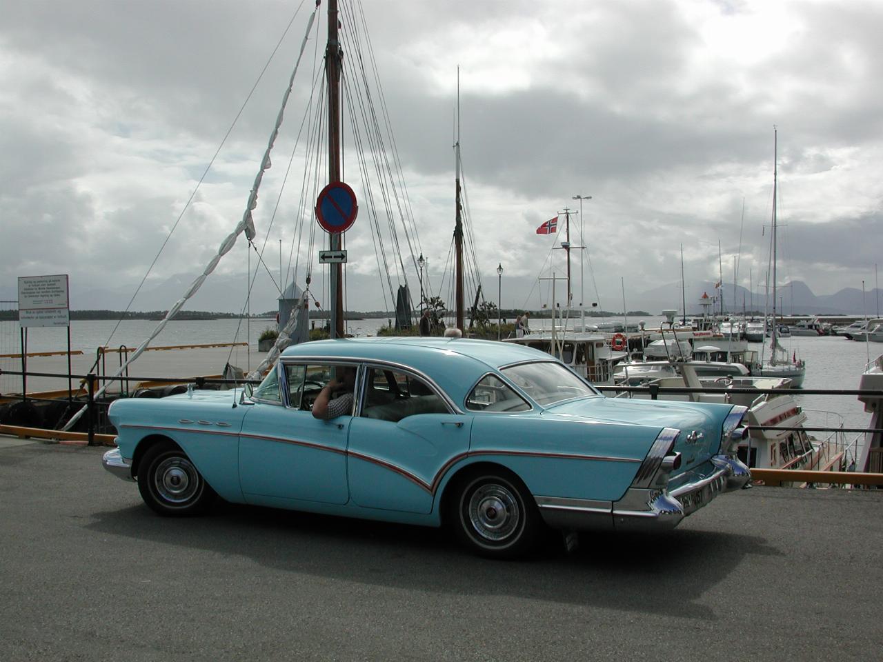 KPLU Viking Jazz: A 1957 Buick Special on the Molde dock