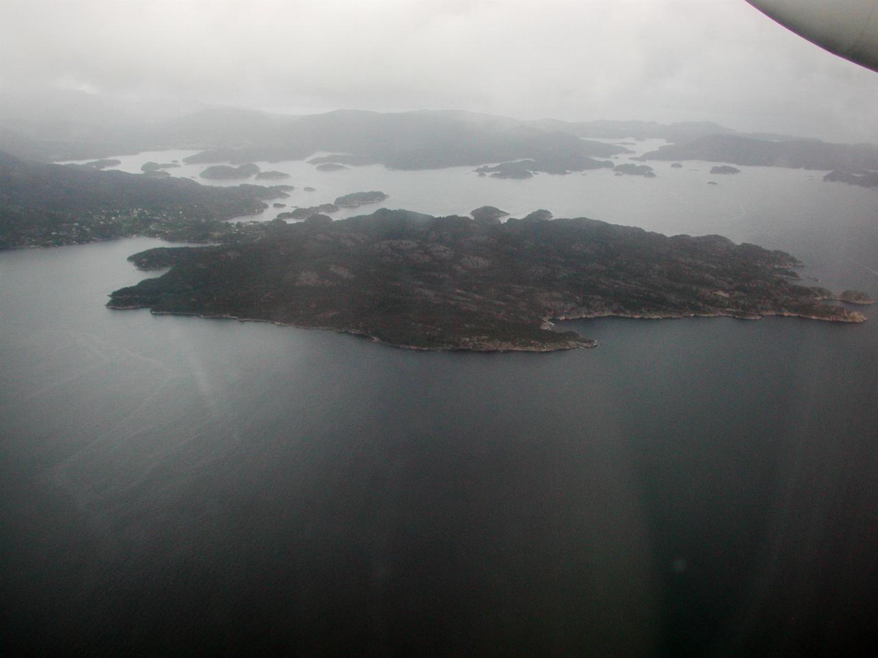 KPLU Viking Jazz: Views around Bergen as we approach the landing