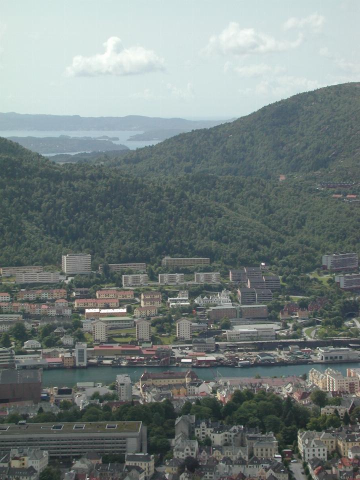 KPLU Viking Jazz: Looking west from Mount Fløyen