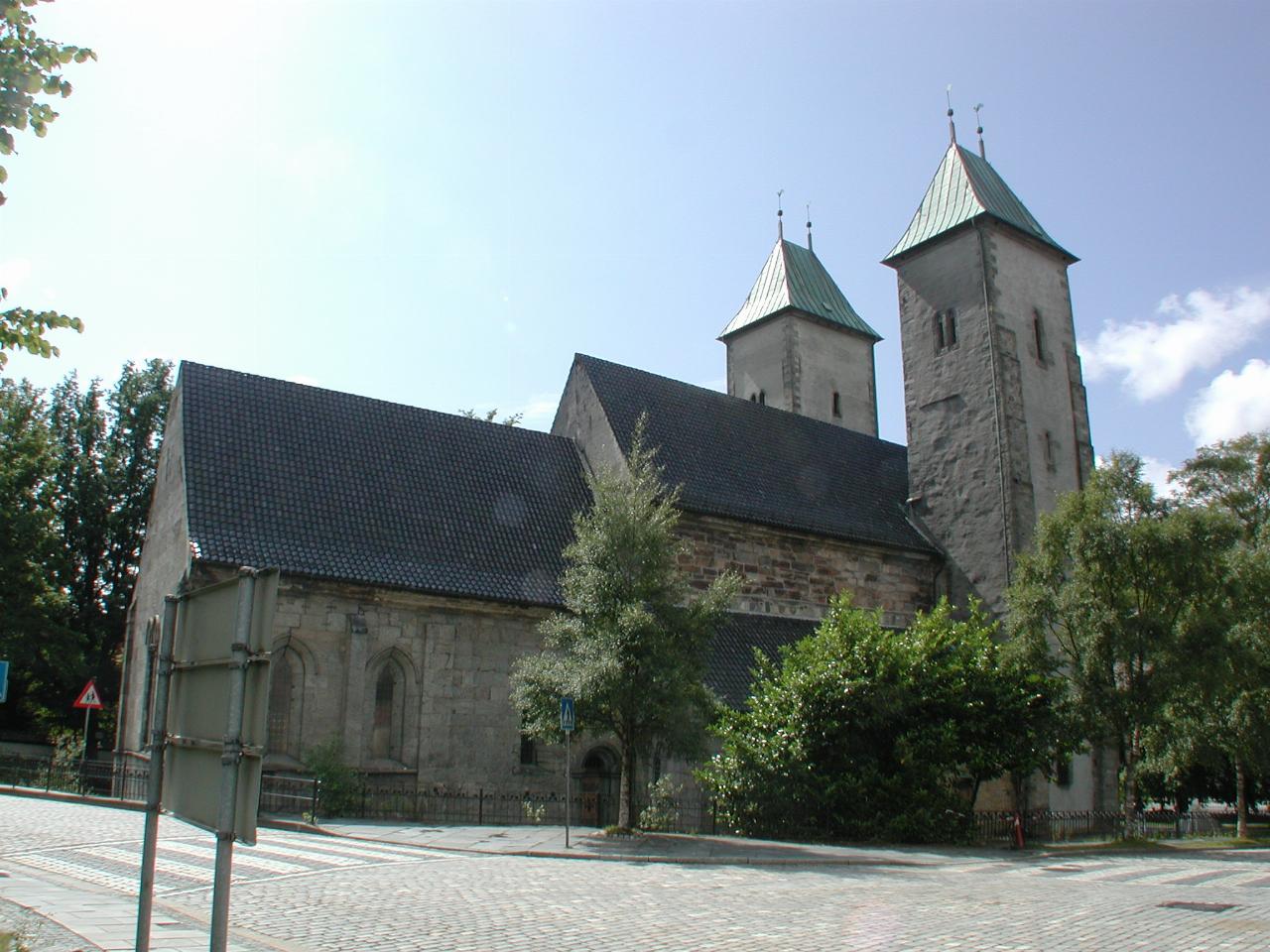 KPLU Viking Jazz: Mariakirken (Mary's Church), a 12th century church in Bergen, next to our hotel