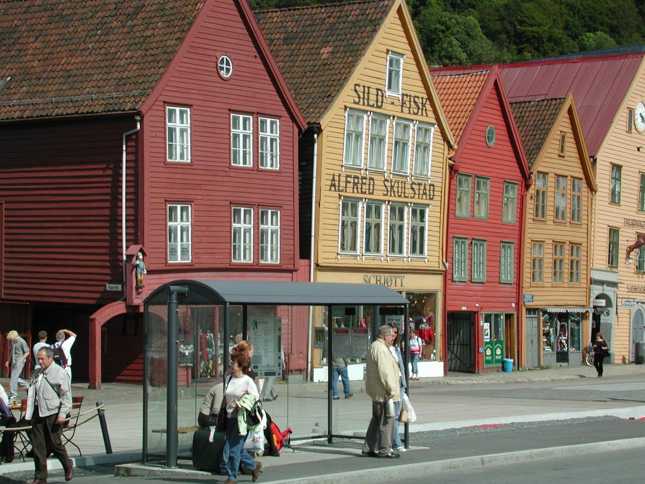 KPLU Viking Jazz: Bryggen warehouses in Bergen