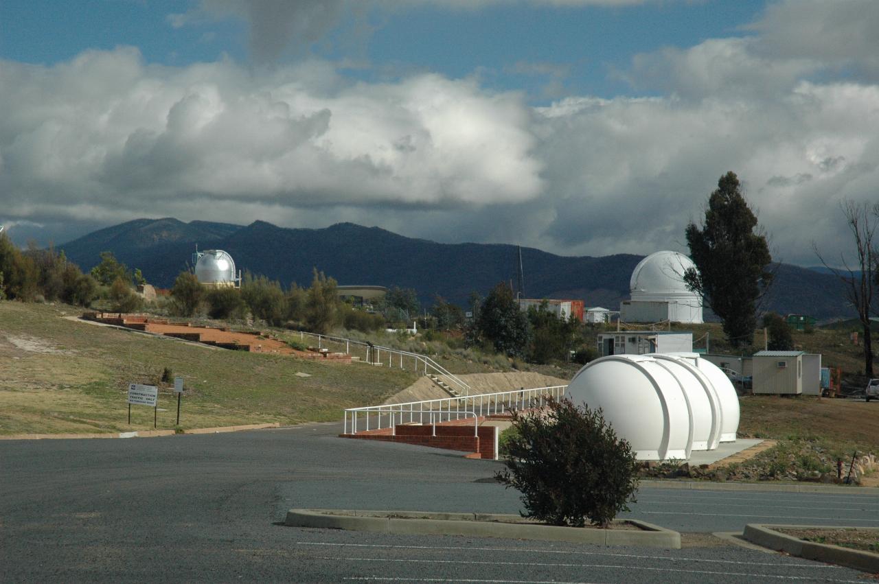 Several telescope domes