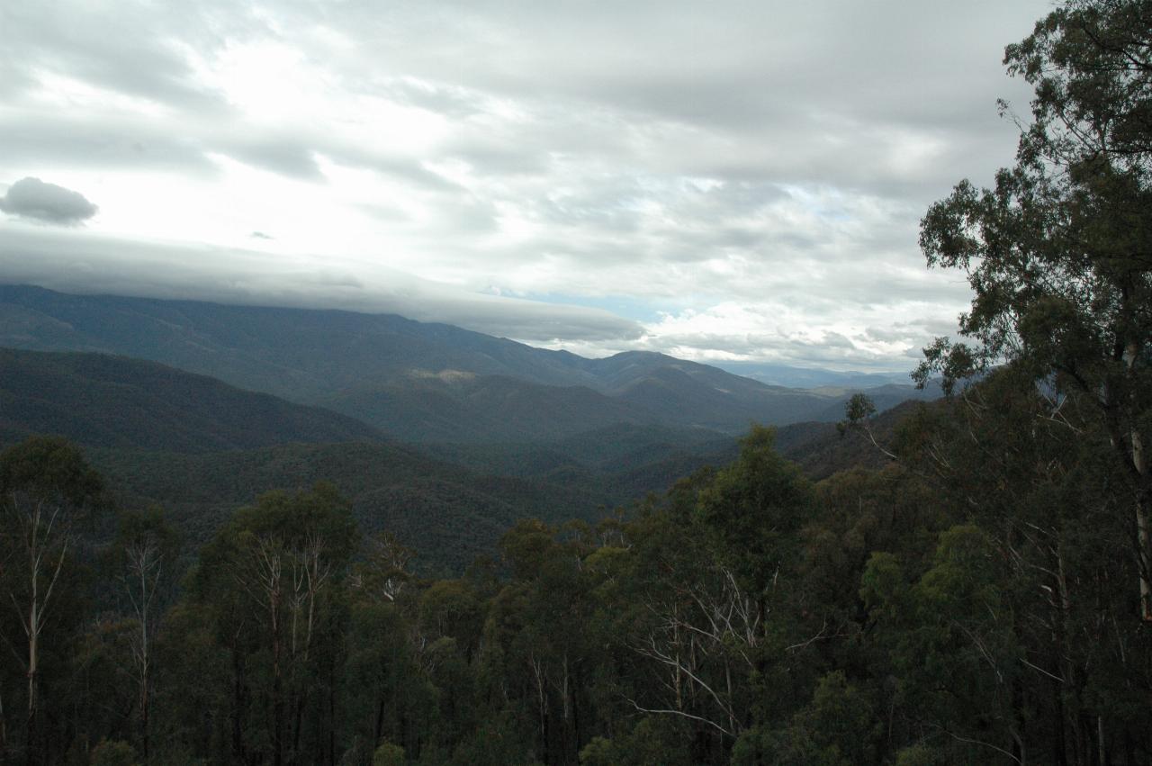Scammell Ridge lookout view, wide angle